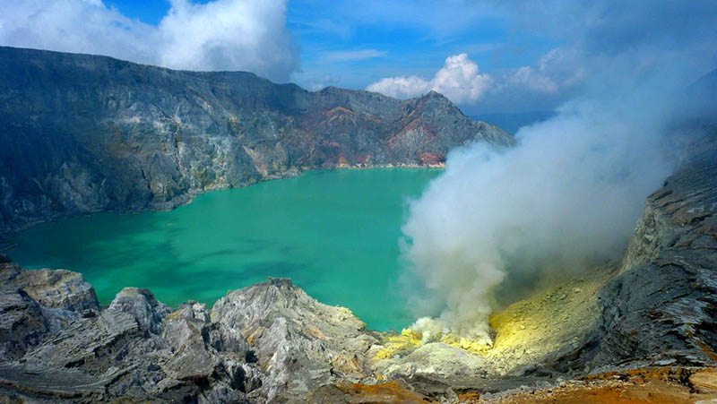Le volcan Ijen - îles de Java